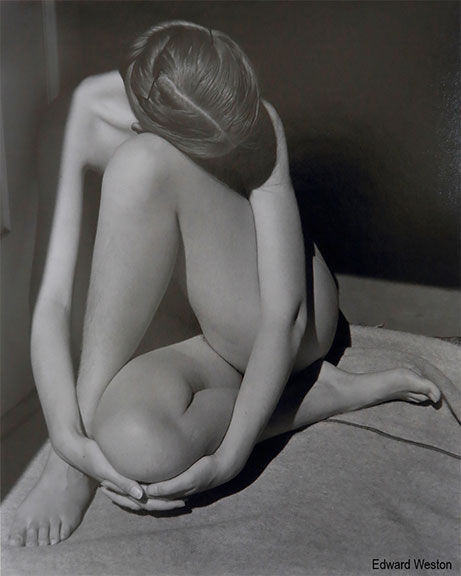 Black & white nude photograph by Edward Weston (1886-1958)Picture