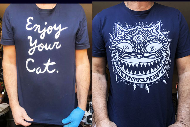 Unique art message tee shirts 