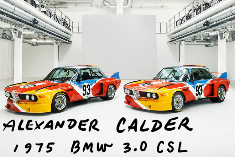 Alexander Calder version of 1975 BMW CSL